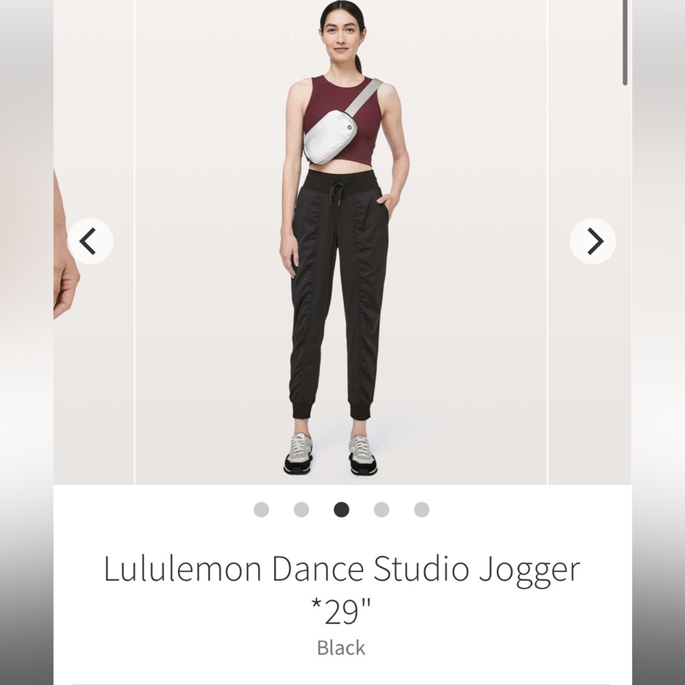 Lululemon Dance Studio Jogger
*29"
Black. Size 4. EUC - Picture 3 of 13